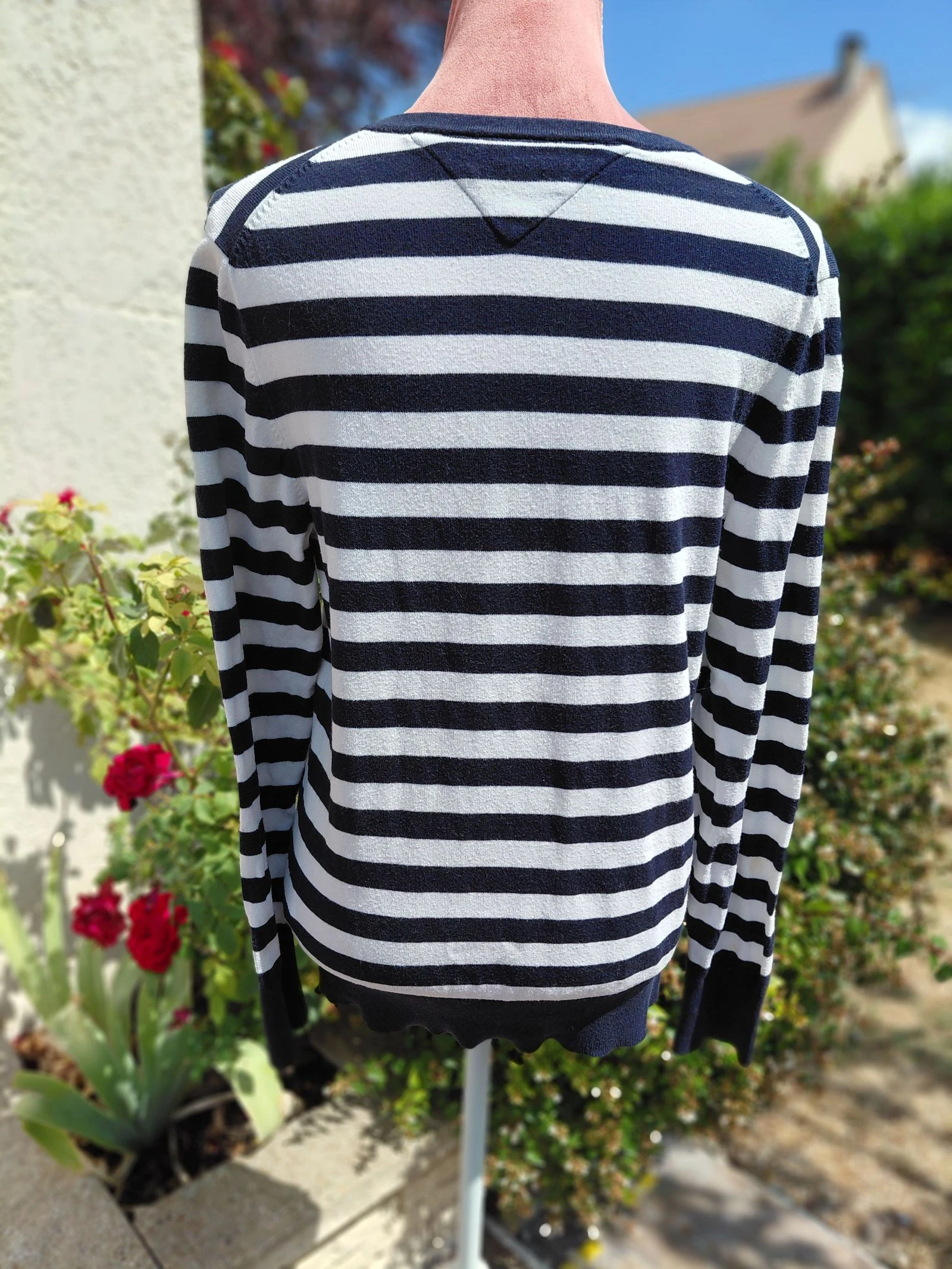 Pull marin rayé Tommy Hilfiger - Talla L – photo 3
